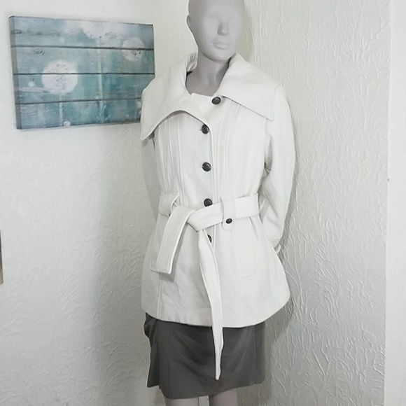 Nautica Jackets & Blazers - Nautica Recycled Wool Blend Belted Peacoat 4